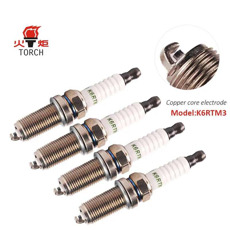 4 шт/6 шт Китай оригинальные свечи зажигания TORCH K6RTM3/FR7NII33X/SILFR6C11/VFKH20|Свечи и