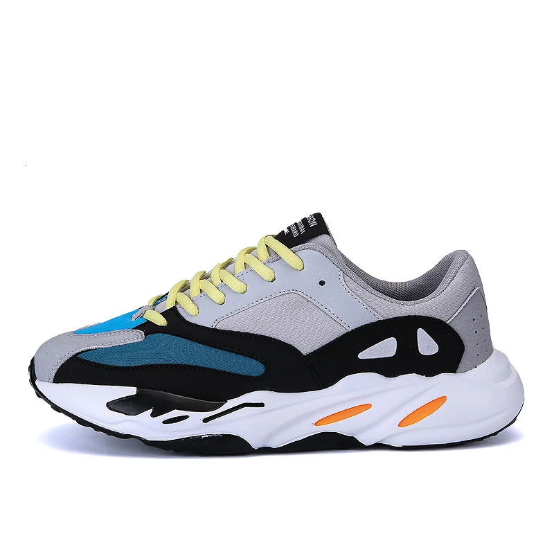 

2021 new fashion breathable running shoes non-slip wear-resistant sports shoes