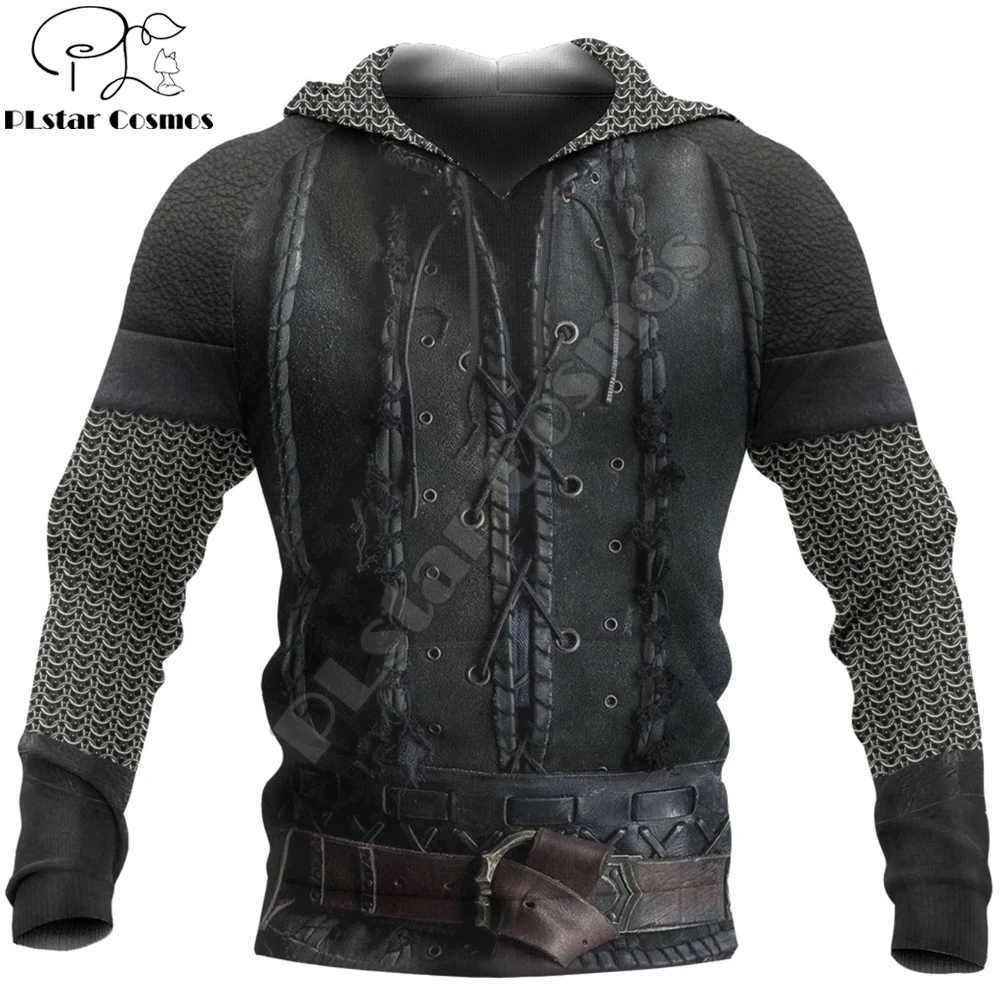 Мужская толстовка с 3D-принтом The Last Kingdom Warrior Chainmail Armor роскошная унисекс пуловер на