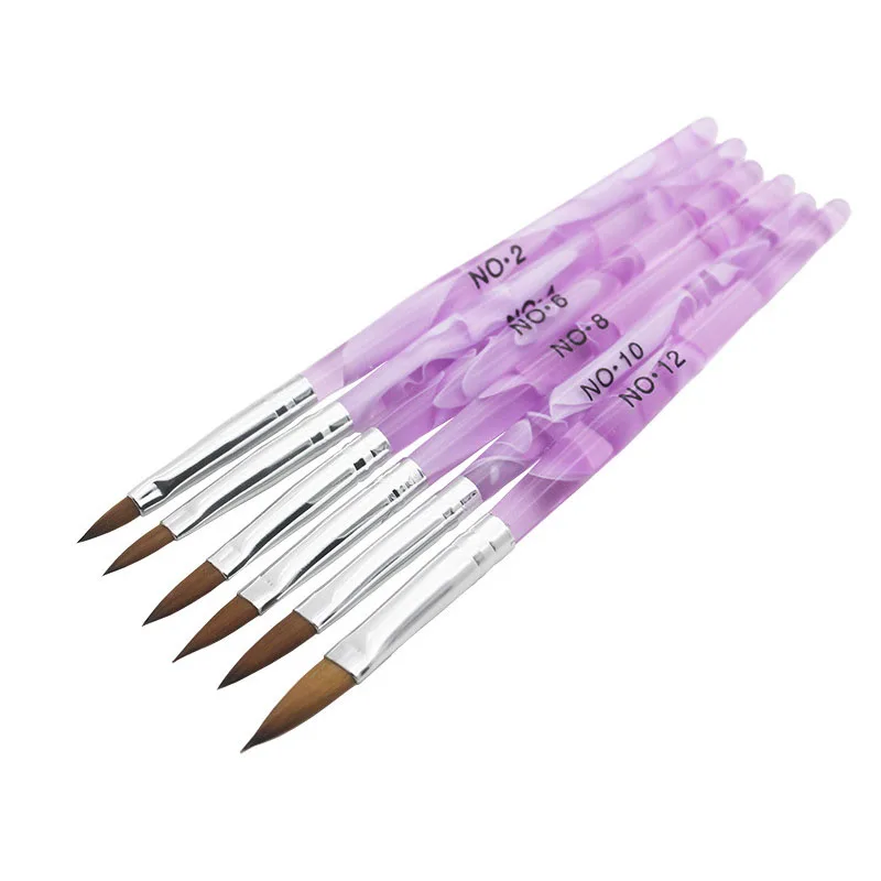 

Nail Art Brushes Acrylic Nails Tips Salon Design Builder Crystal Carve 3D Pattern Drawing Painting Set