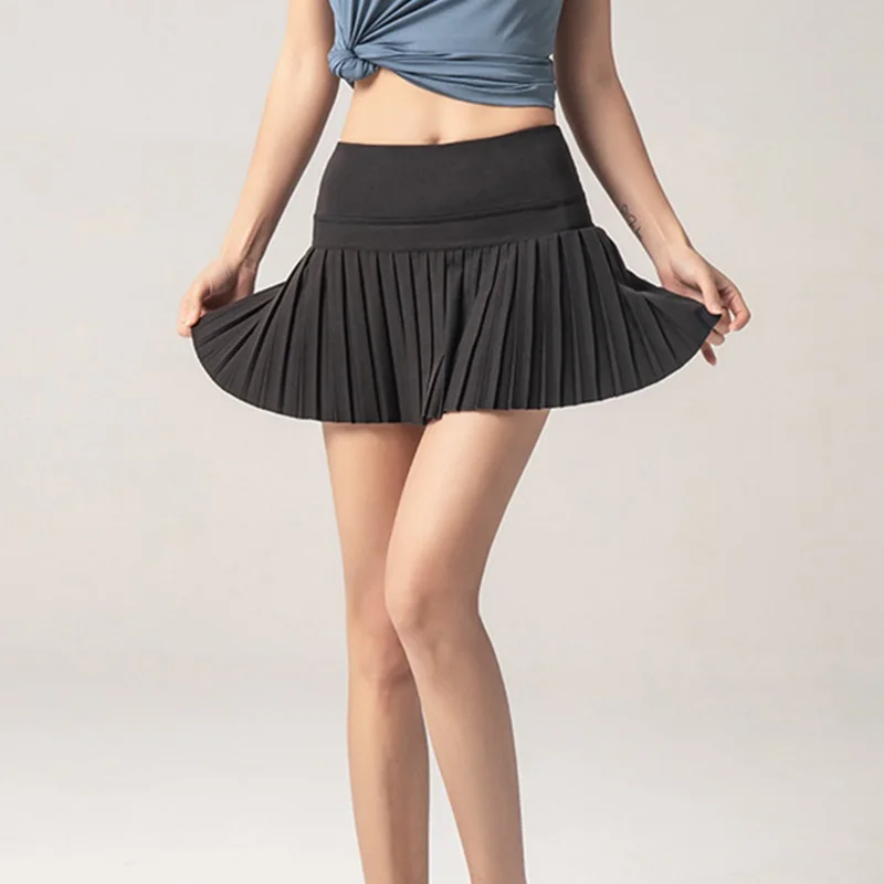 Женские теннисные юбки плиссированная юбка-штаны для гольфа спортивные шорты