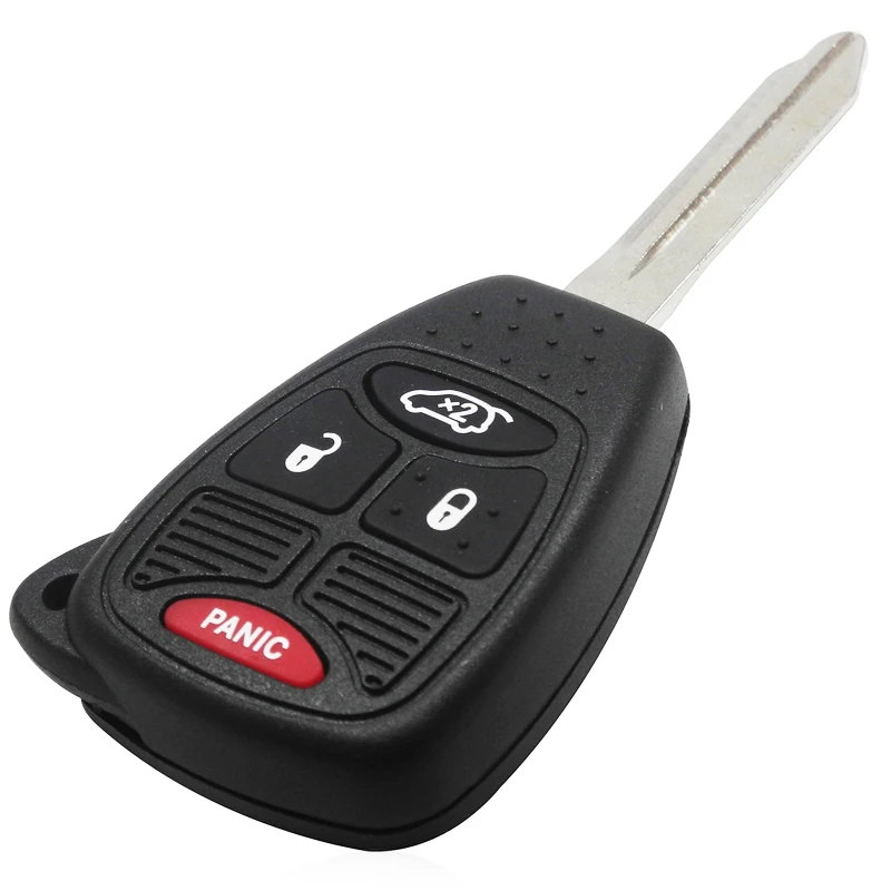 3 Buttons Panic Jingyuqin 3/4/5/6 Кнопки дистанционного Fob ключа автомобиля чехол Shell для Dodge Dakota Durango Зарядное устройство Jeep Grand Cherokee Chrysler 300 города - Цвет: 3 Buttons Panic