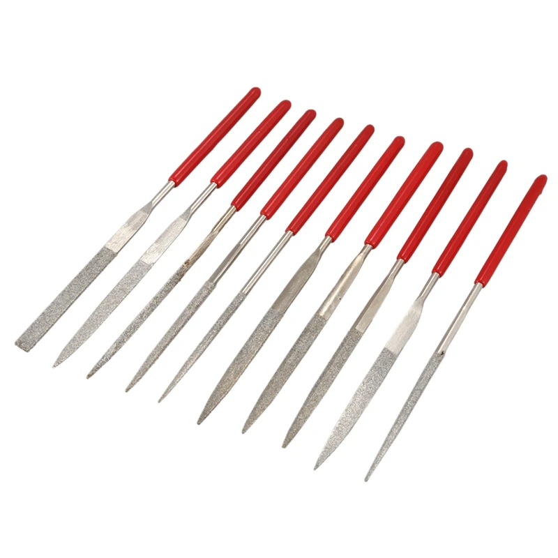 10 шт. квадратные овальные металлические алмазные игольчатые напильники|Фреза| |