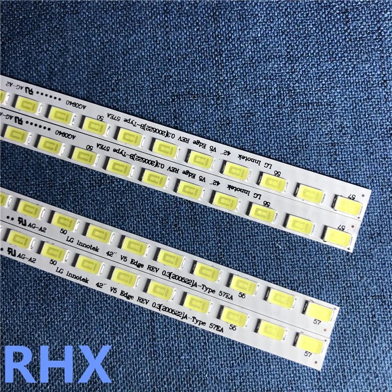 12 шт./лот 57 светодиодов 470 мм Светодиодная подсветка для TH-L42D22C 3660L-0353A 3660L-0352A innotek 42