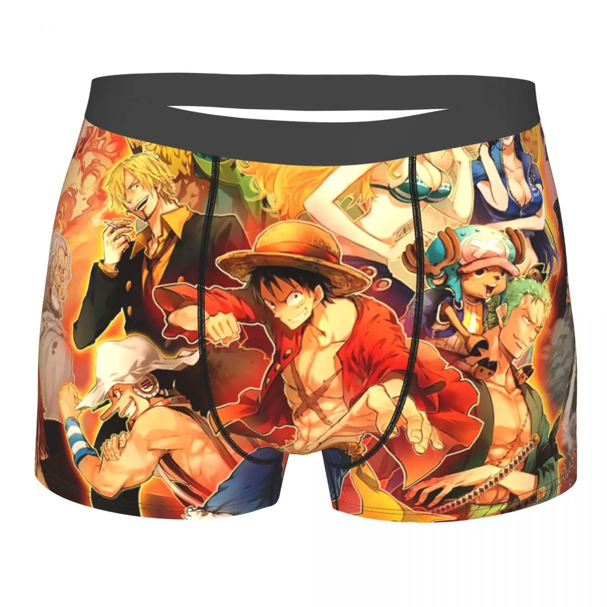 

Anime Underpants Breathbale Panties Male Underwear Print Shorts Boxer Briefs
