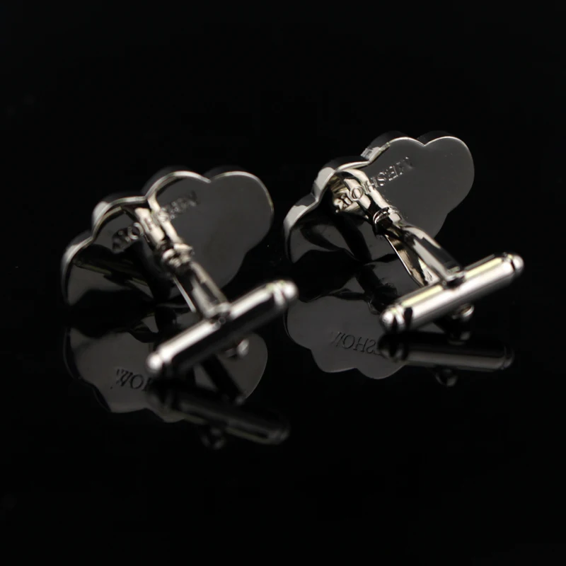 Популярные японские аниме Запонки член кунаи Акацуки запонки с красным облаком