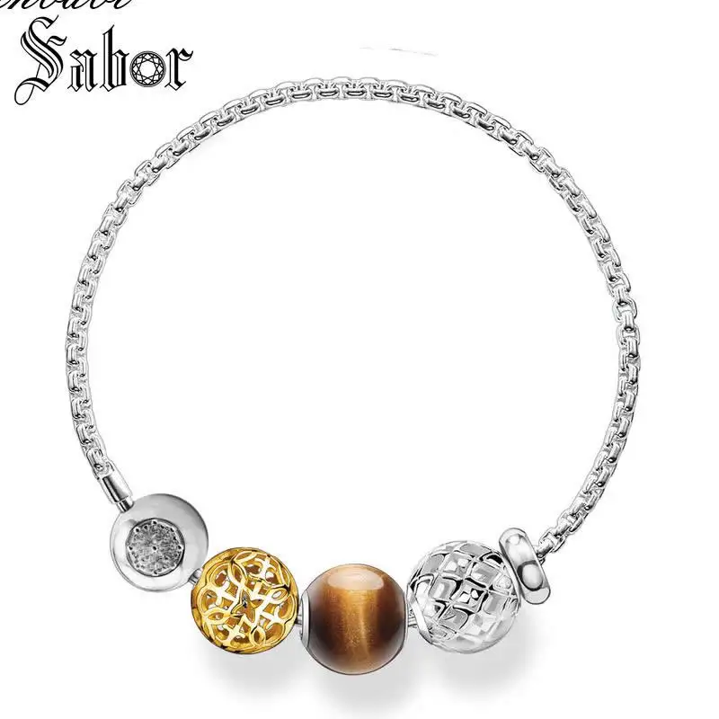 Женские браслеты цепочка с орнаментом серебряный цвет ювелирные изделия для