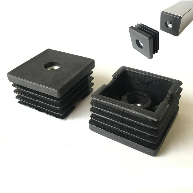 Штекер для квадратных ножек 50x50 мм Регулировочная ножка Концевая гайка m8