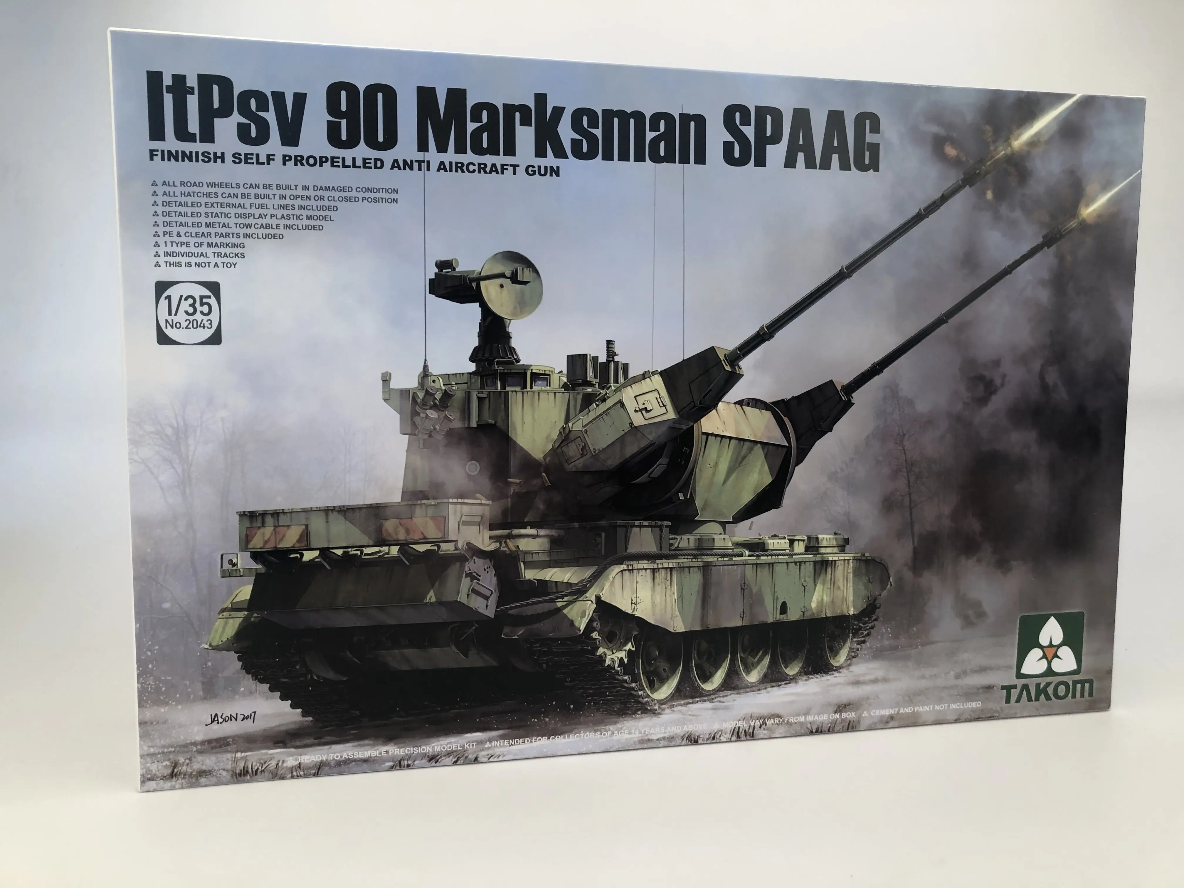 

Takom 2043 1/35 ItPsv90 Marksman SPAAG Набор для самоходной модели самолета