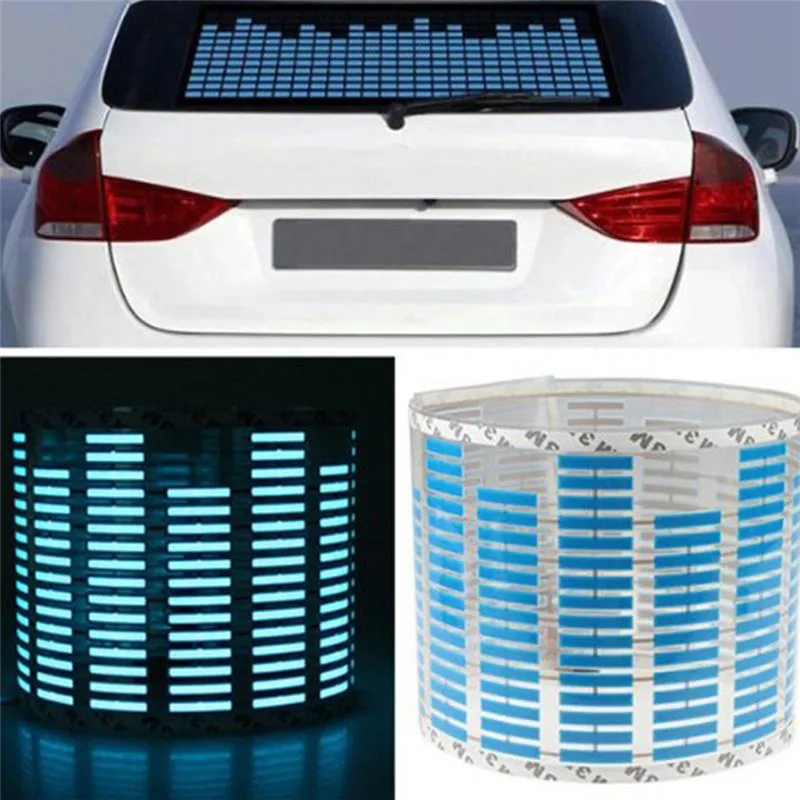 Автомобильный музыкальный ритм автомобильный стикер светодиодный светильник