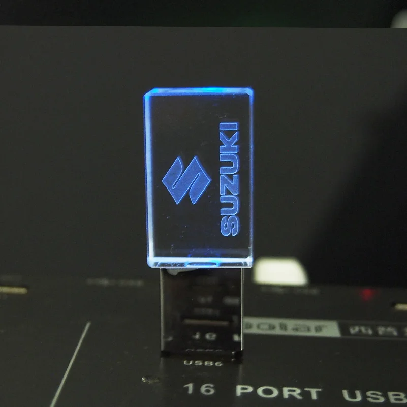 USB флеш светодиодный накопитель 128 Гб со светодиодной подсветкой 4 32 Гб|USB