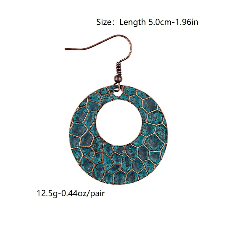 Женские Висячие серьги CARTER LISA геометрические из сплава с гравировкой