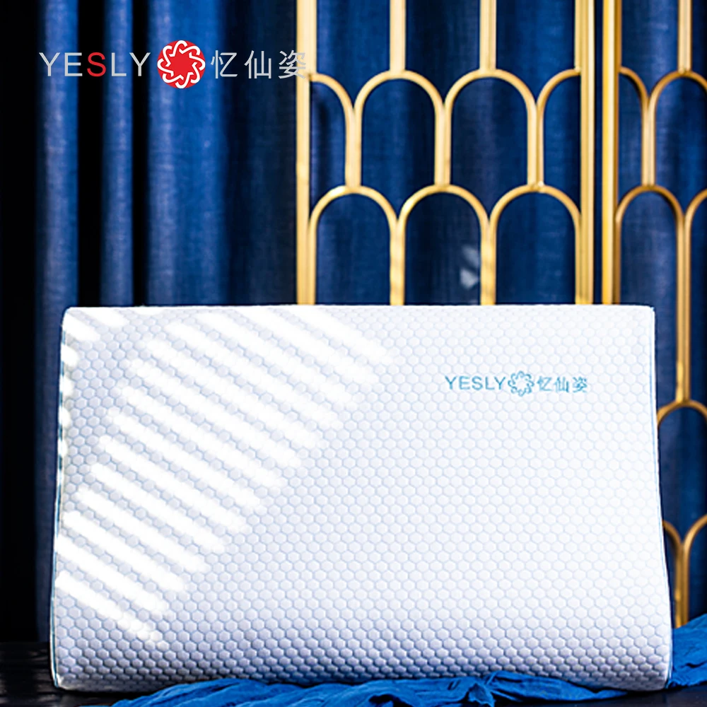 

Yesly Memory Foam Contour Pillow for Neck Pain Bed Pillow for Deep Sleep