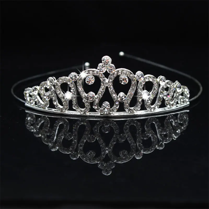 Новинка свадебная кристальная тиара повязка на голову вечерние принцесса