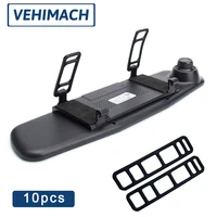 10pcs dash cam fixing strap car rearview dvr mirror belt buckle bandage dash cam bracket silicone holder auto fixed band line
