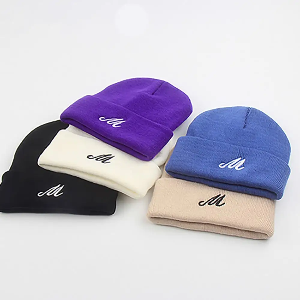 Зимние шапки унисекс с вышивкой 2019 крутая черная Теплая Лыжная Шапка уличные в