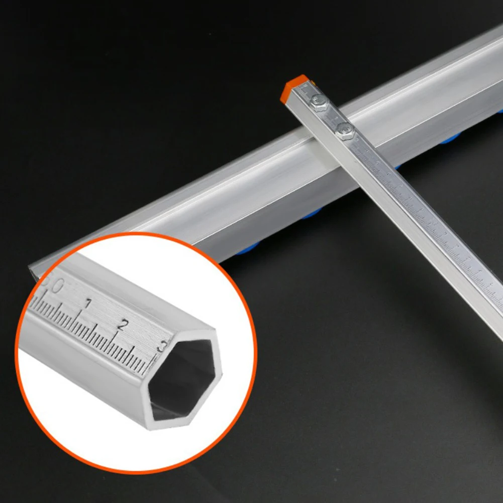

50 cm/19.68 inch Hexagonal Frame Glass Push Roller Cutting Tools T-ype Diamond Thick Tile Cutting Scraper For Glass Tile Mirror