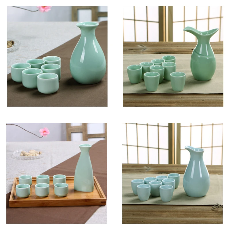 Набор керамических стаканов для спиртных напитков набор японский вина