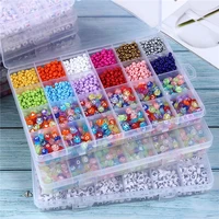 creative acrylic diy beads for jewelry making colorful beads handmade jewelry sets bracelet necklace for children wholesale new