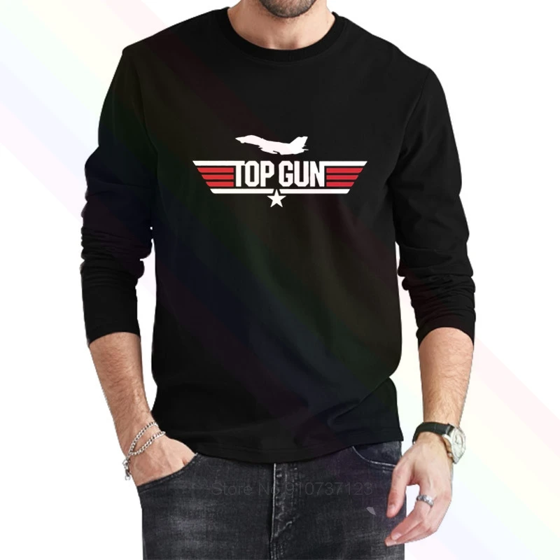 Классическая черная футболка с логотипом Gun Tom Cruiser новинка 2021 мужская летняя