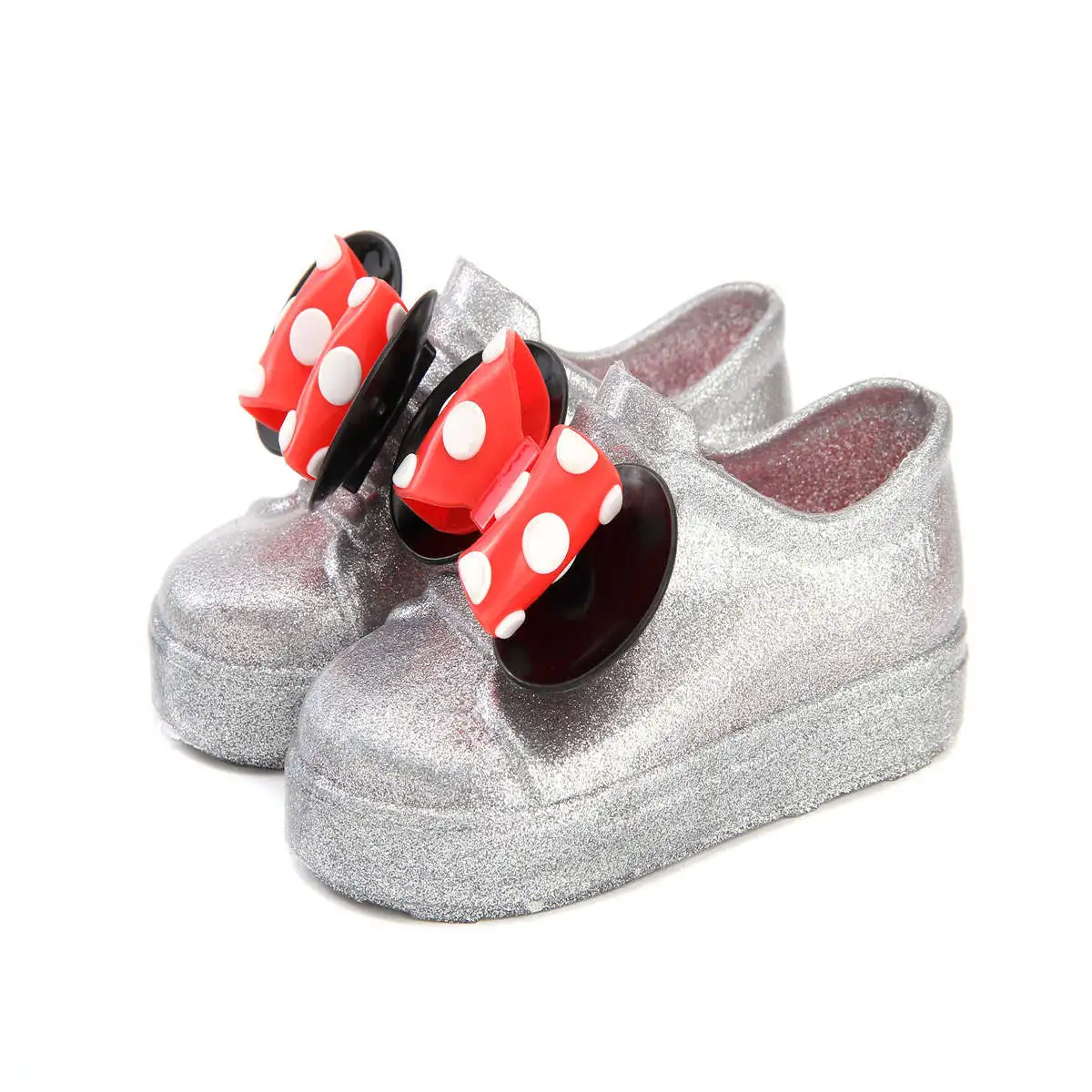 Мини сандалии Melissa для девочек новинка повседневная женская обувь с бантом микки