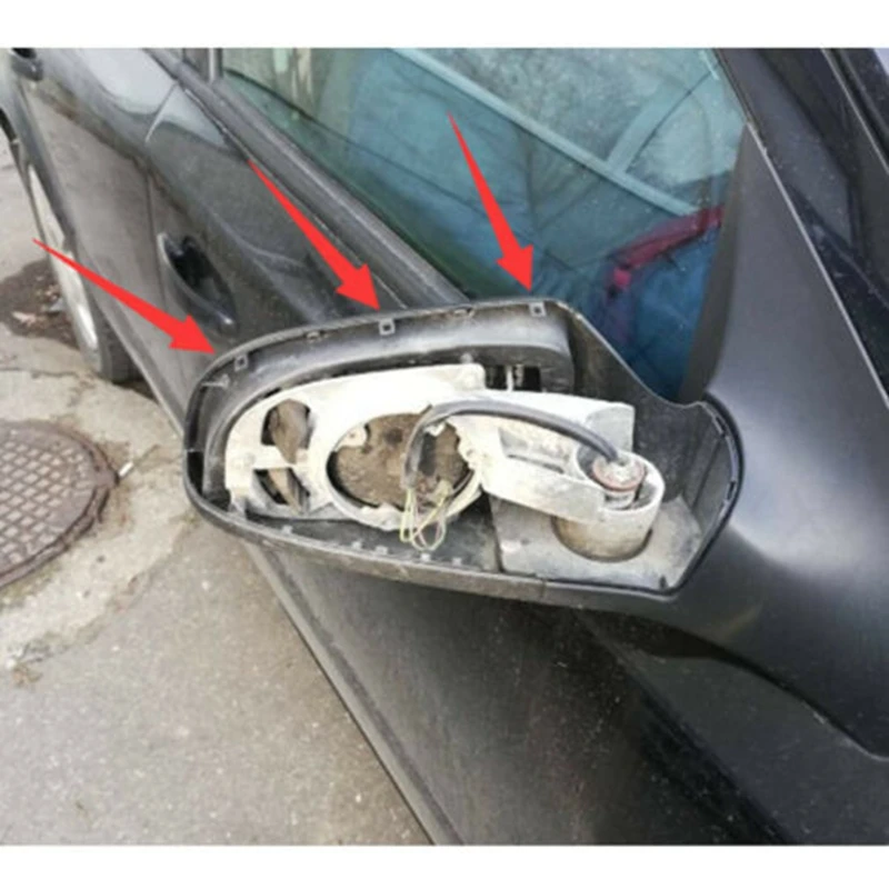 Дверь боковое зеркало корпус крыло Крышка для Vauxhall Opel Astra H Mk5 2004 2009 1 пара|Выпуклое