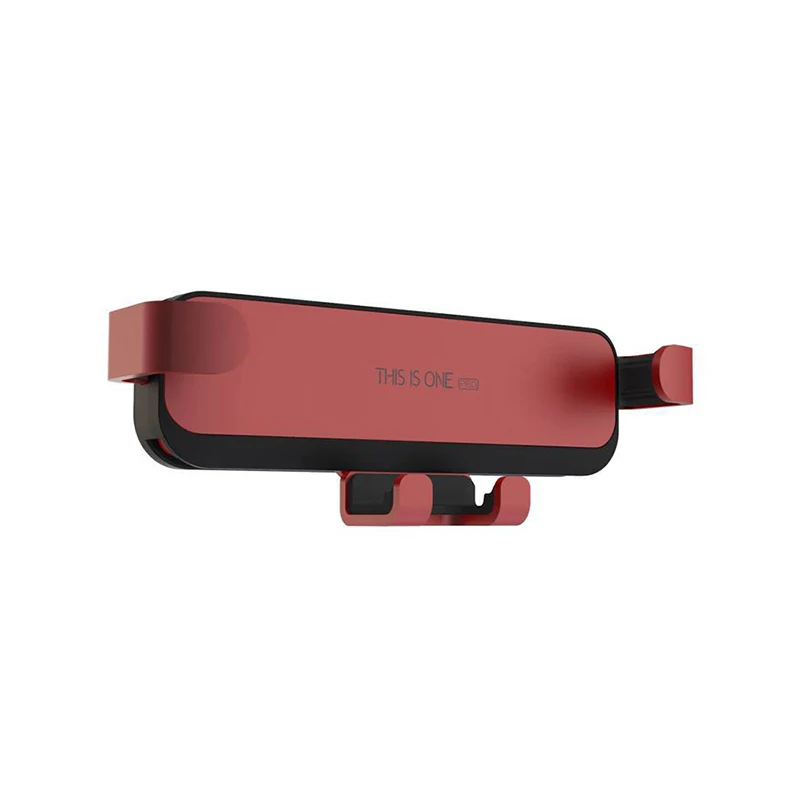 type4 red Universal Gravity Bracket Car Phone Holder Air Vent Mount Stand Clip For Smartphone in Car Holder for iPhone X XS MAX Samsung S8 - Цвет: type4 red