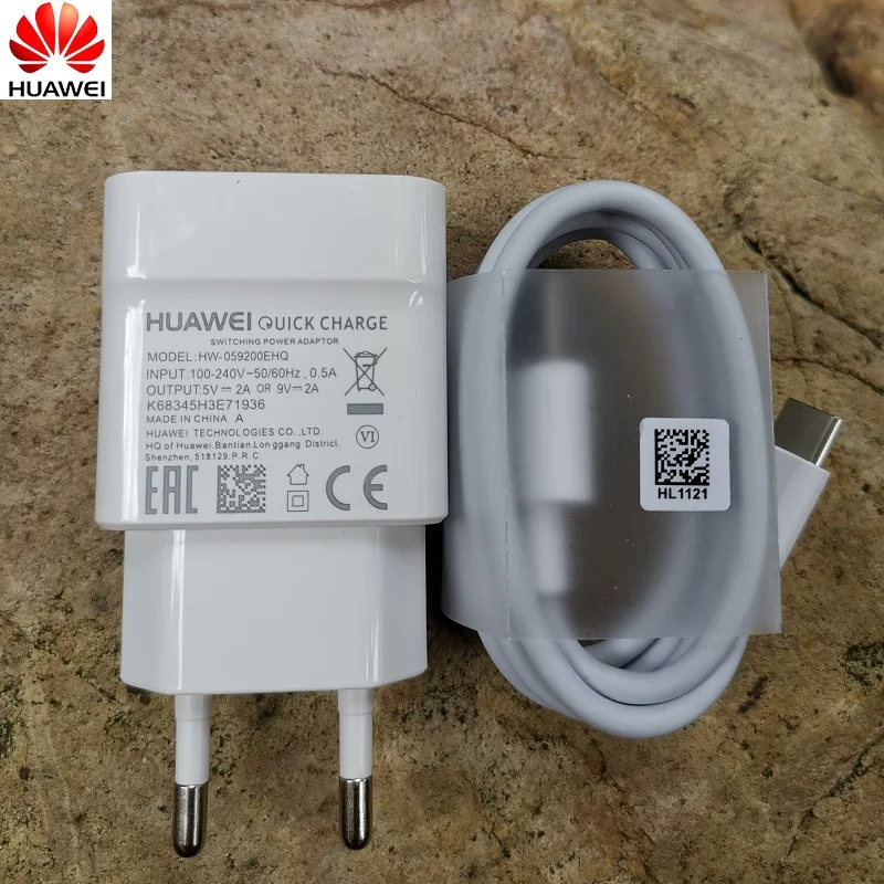 Оригинальный адаптер для быстрой зарядки huawei P9 9V2A note 8 9 V8 V9 Plus Play M5 Nova 2 3e дорожный