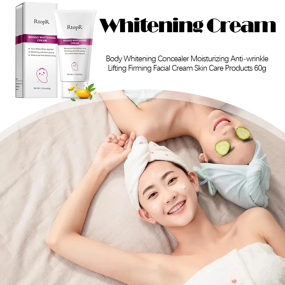 

RtopR 60g Armpit Whitening Cream Moisturizing Lifting Firming Lightening For Skin Legs Knees Intimate Body Whitening Cream