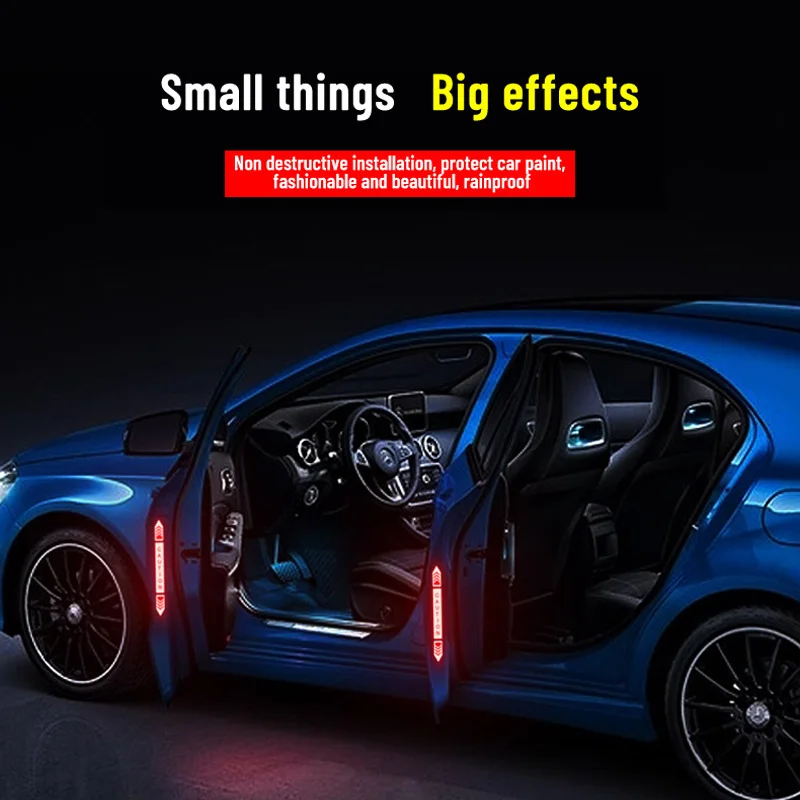 

Automobile reflective strip Body night light warning sticker Anti collision reflective stickers Luminous safety notice