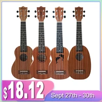 full pack aiersi 21 inch soprano spruce mahogany ukulele with gecko dolphin pineapple design ukelele guitar with bag tuner capo