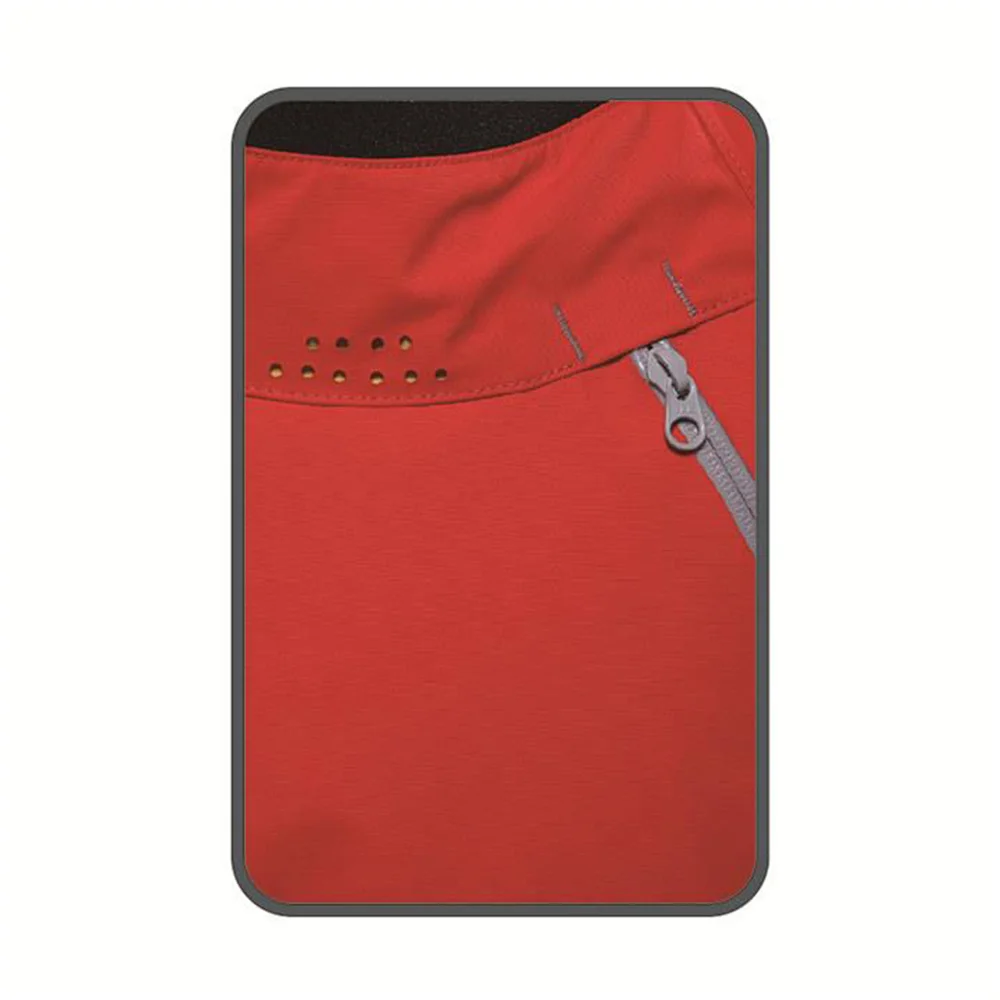 Мужская походная куртка с трехслойным покрытием красная водонепроницаемая