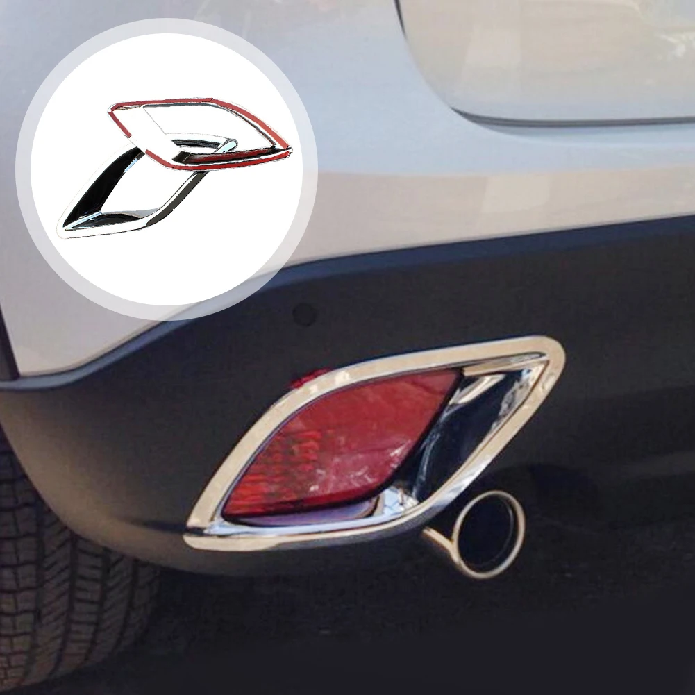 

Для Mazda Cx-5 Cx5 2012 2013 2014 2015 2016 хромированный задний отражатель Автомобильные противотуманные фары крышка противотуманной фары отделка бампера...