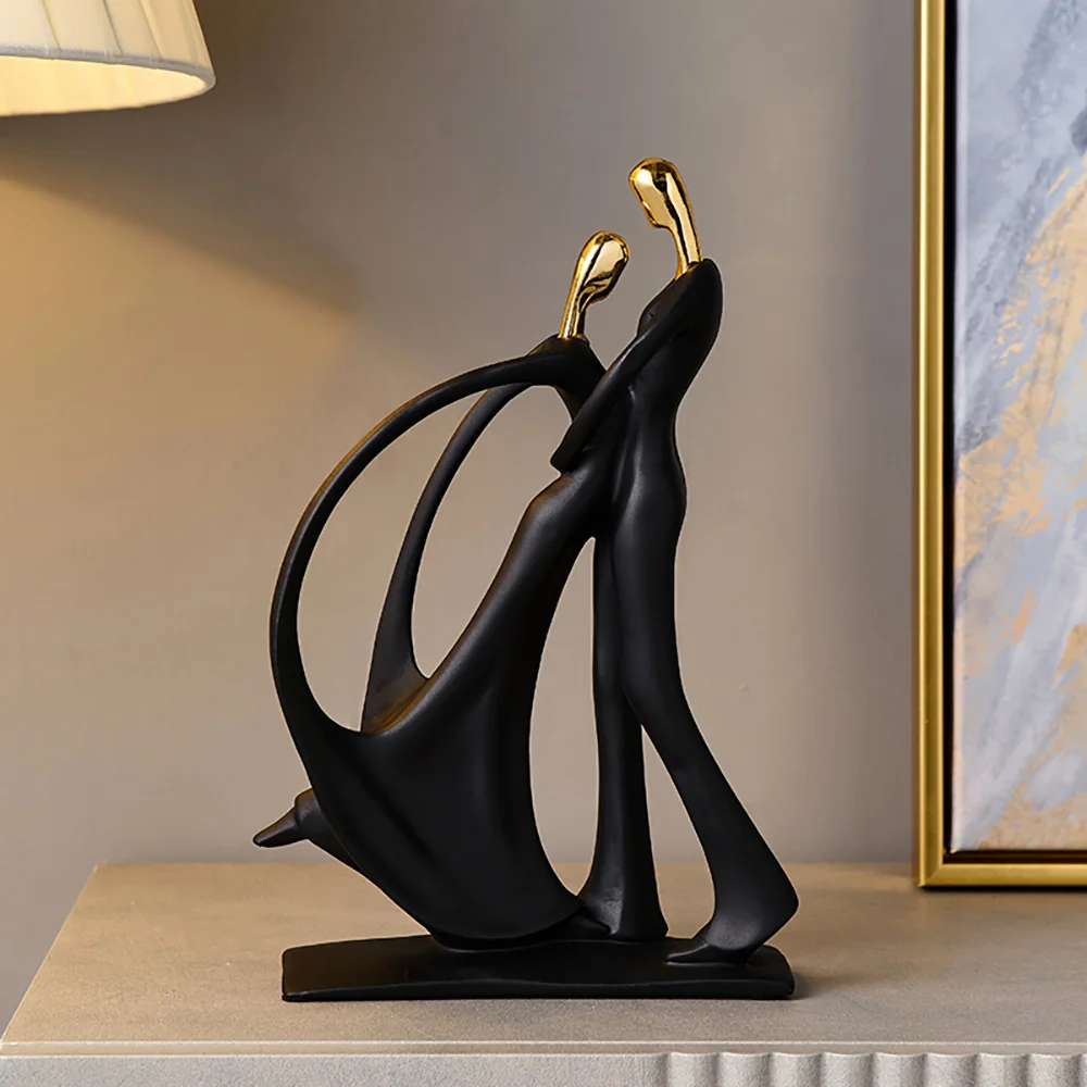 sports statue abstract figure sculpture small ornaments resin statue home crafts home decoration modern figurines for interior free global shipping