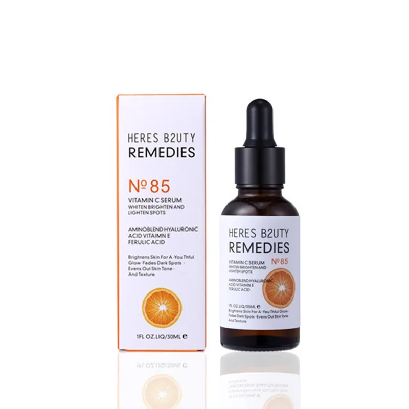 

100% Pure Vitamin C + Hyaluronic Acid Smoothing Face Serum Anti-wrinkle Vc Face Whitening Essential Oil Face Care Serum