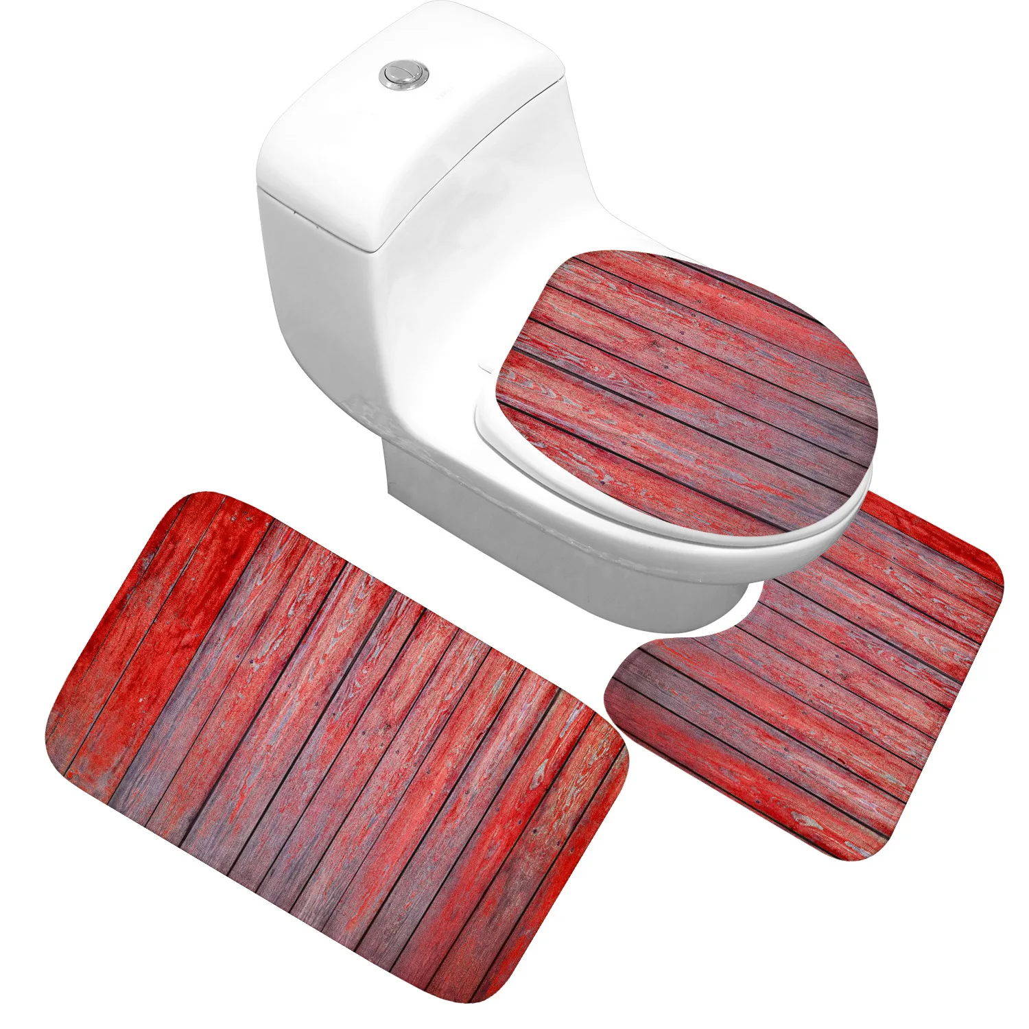 Мягкий и удобный фланелевый коврик для ванной Honlaker 3 шт.|bath mat|toilet matbathroom toilet mats |