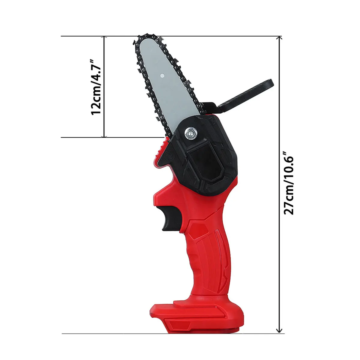 

Drillpro 88V 1500W Electric Chain Saw Mini Pruning One-handed Garden Tool Chain Saws Woodworking Tool For Makita 18V Battery