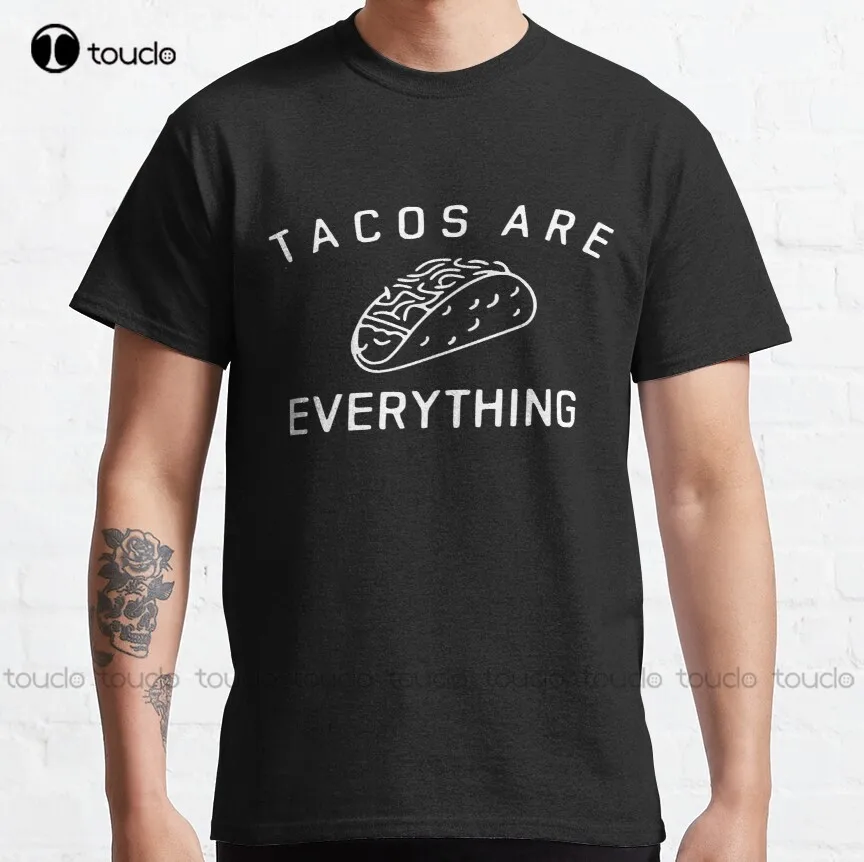 

Классическая футболка Tacos are all doom патруль, Дэнни улица, улица, супергерой, рубашки без рукавов для мужчин