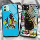 Большой чехол для телефона Rapper Biggie Smalls, известный, закаленное стекло для iPhone 11 12Pro XR XS MAX 8X7 6S 6 Plus SE Max Mini, чехол