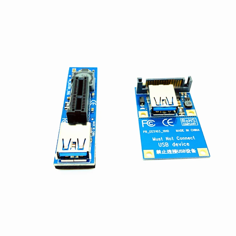 

Mini PCIE to PCI-E X1 Expansion Card Riser Card PCI Express Extension Cable Connector 60CM USB3.0 Cable PCI-E Extender