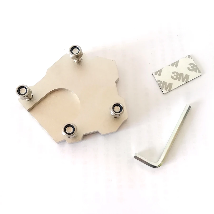

Motorcycles Stainless Steel Side Kickstand Stand Extension Plate Universal