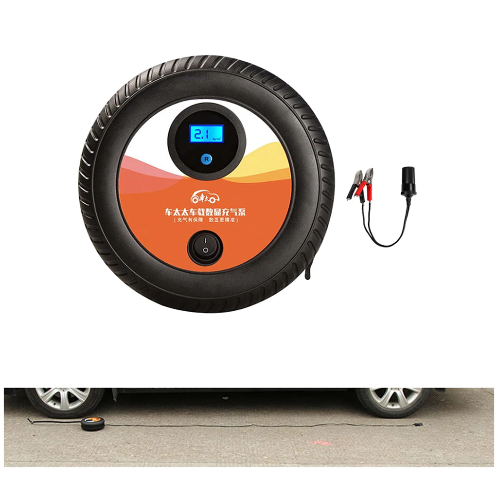 vender Inflator12v 260psi Do Pneu De Digitas Portáteis Desligamento Automático Do Compressor De Ar Conduziu A Luz