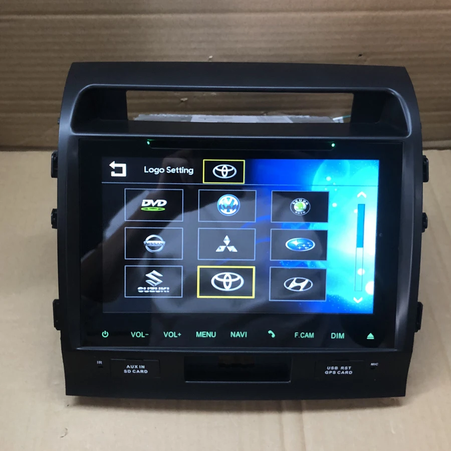 BYNCG 2DIN 9INCH Car DVD Multimedia Player GPS Navigation For Toyota Land cruiser 200 Radio Stereo Head Unit SD USB BT|Автомагнитолы| |