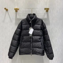 Down Jacket Mens and Womens Jacket Stand Collar Trend Warm Thickened Down Cotton Jacket Versatile In Autumn and Winter