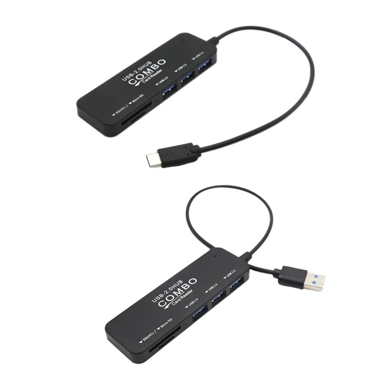 

Docking Station, 3-In-1 5-Port Converter Suitable for Mobile Phones, Computers, Etc.