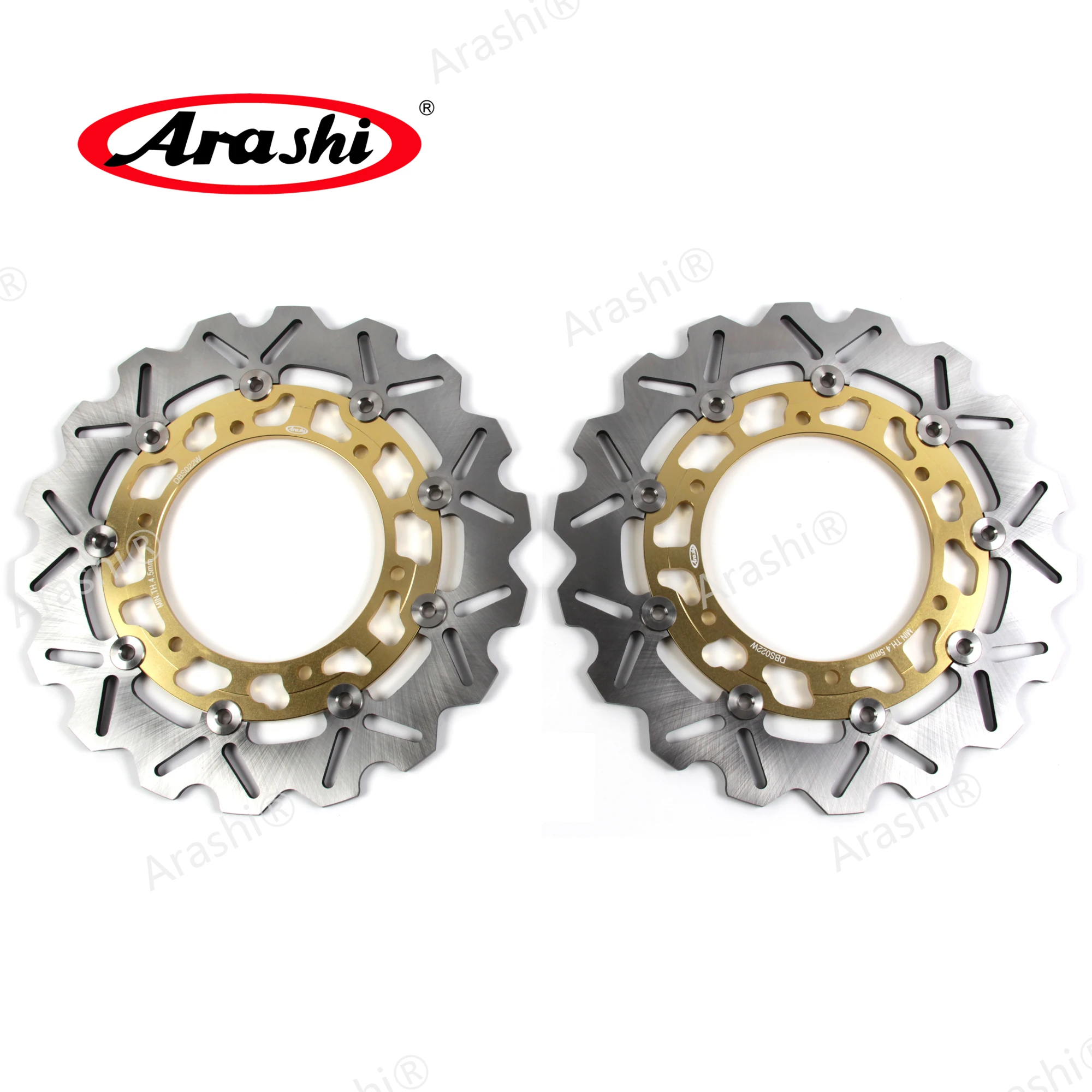 Передние тормозные диски ARASHI с ЧПУ для YAMAHA XVS MIDNIGHT STAR 1300 2007 2011 2008 2009 2010 роторы