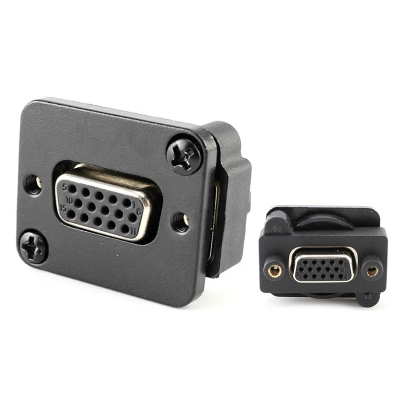 DB15 data cable connector plug VGA Plug Panel mounting D type socket | Компьютеры и офис