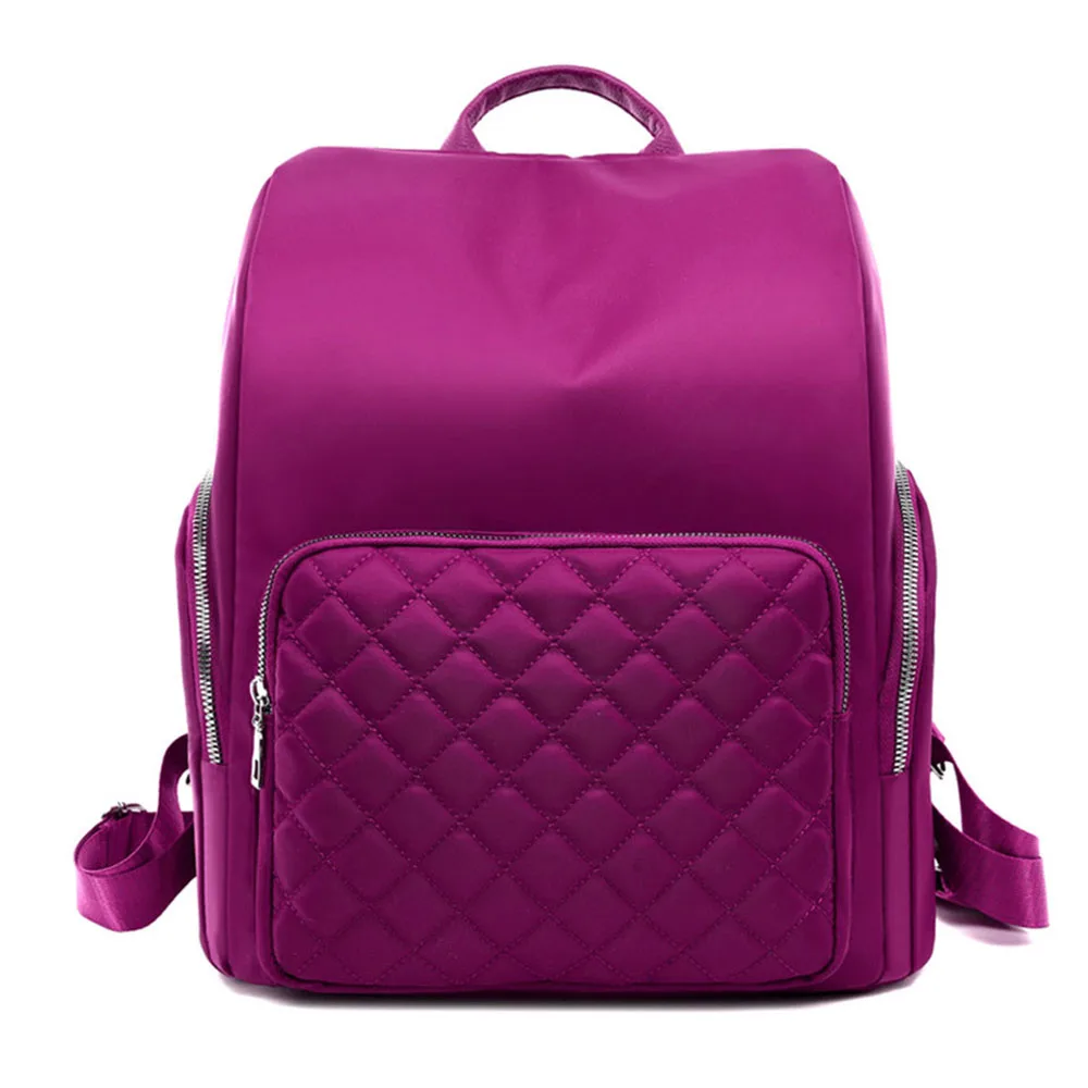 Fashion Diamond Lattice Women Backpack Brand Designer Oxford Anti-Theft Laptop Backpacks Female Shoulder Travel Bag MochilaMujer