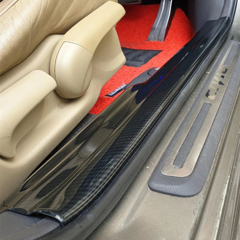 Для Honda Civic 2004-2009 4 шт. углеродного волокна АБС-пластик автомобильный боковой