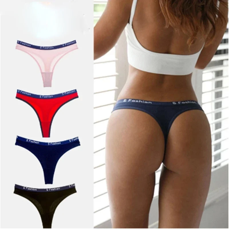 

Panties for Women Vogue Thong Underwear Sexy Cotton Breathable Girls Lingerie Female Briefs Seamless Woman Underpants 2021